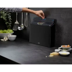 Essentials<Joseph Joseph Schneidebrett-Set 5-tlg. Folio schwarz