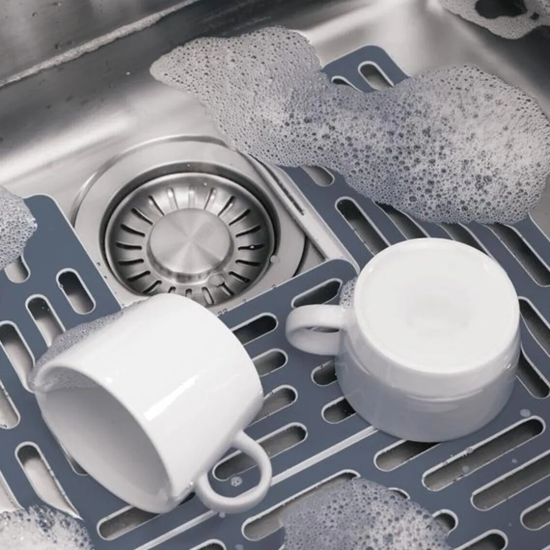 Spülen<Joseph Joseph Spülbeckenschutz SinkSaver grau