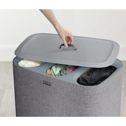 Joseph Joseph Wäschetrennkorb 90,0 l Tota Trio grau