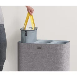 Joseph Joseph Wäschetrennkorb 90,0 l Tota Trio grau