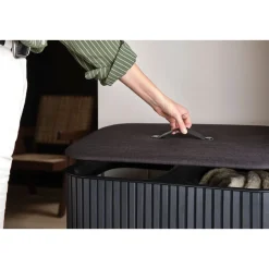 Neuheiten<Joseph Joseph Wäschetrennkorb 90,0 l Tota Twin Luxe schwarz