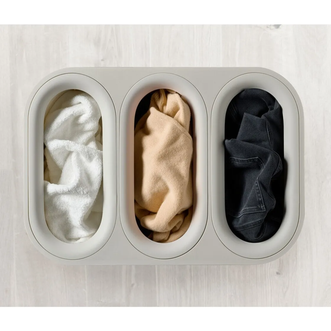 Neuheiten<Joseph Joseph Wäschetrennkorb 90,0 l Tota Trio Luxe ecru