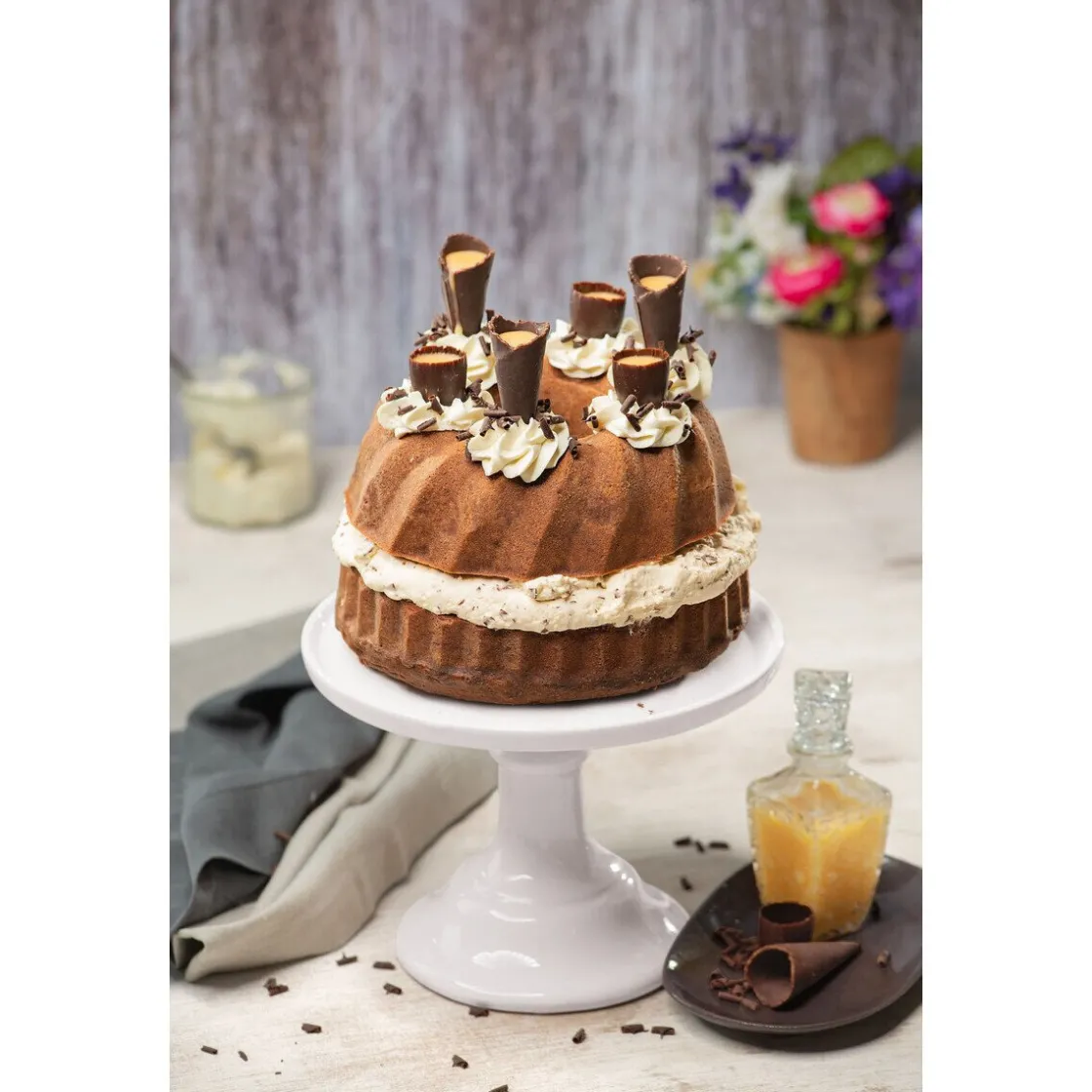 Backformen|Kochwelt Entdecken<Kaiser Bundform 22 cm La Forme Plus schwarz