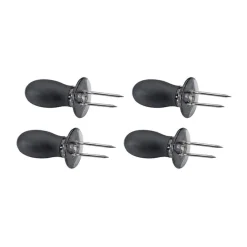 Küchenprofi Maiskolbenhalter 4er-Set BBQ schwarz