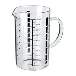 Küchenprofi Messbecher 1 ltr. Glas Glas