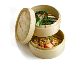 Töpfe|Kochwelt Entdecken<Ken Hom Bambus Dämpfer 20 cm natur