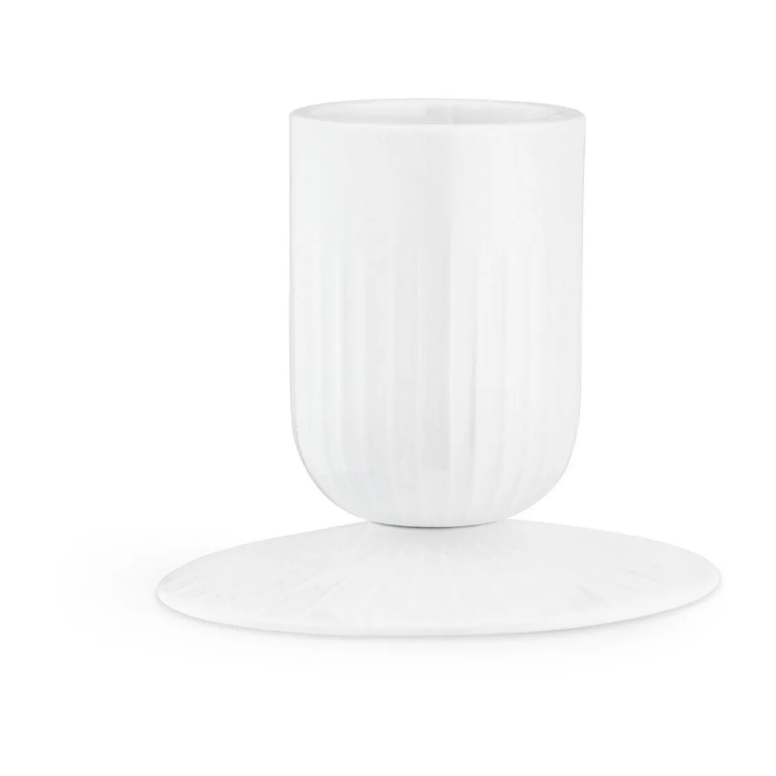 Kähler Blockkerzenhalter 9 cm Hammershøi weiß
