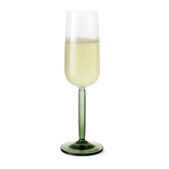 Champagnergläser|Silvesterparty<Kähler Champagnerglas 2er-Set Hammershoi grün