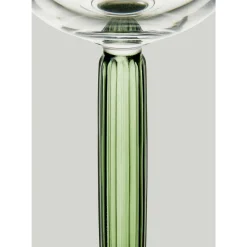 Champagnergläser|Silvesterparty<Kähler Champagnerglas 2er-Set Hammershoi grün