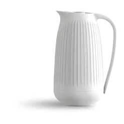 Thermoskannen<Kähler Isolierkanne 1,0 l Hammershoi weiß