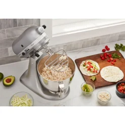 KitchenAid Feingebäckrührer Edelstahl zu Küchenmaschine 4,8l