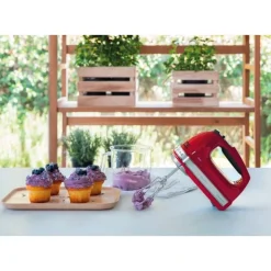 Brotbacken|Weihnachten<KitchenAid Handmixer 20 cm 85 W Artisan Empire Rot