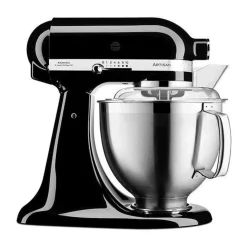 Kochwelt Entdecken<KitchenAid Küchenmaschine 4,8 l 300 W Artisan Premium Onyx Schwarz