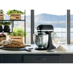 KitchenAid Küchenmaschine 4,8 l 300 W Artisan Premium Gusseisen Schwarz