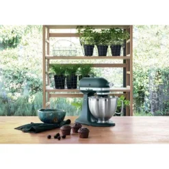 Kochwelt Entdecken<KitchenAid Küchenmaschine 4,8 l 300 W Artisan Premium Pebbled Palm