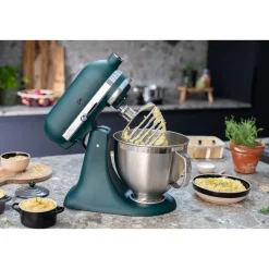 Kochwelt Entdecken<KitchenAid Küchenmaschine 4,8 l 300 W Artisan Premium Pebbled Palm