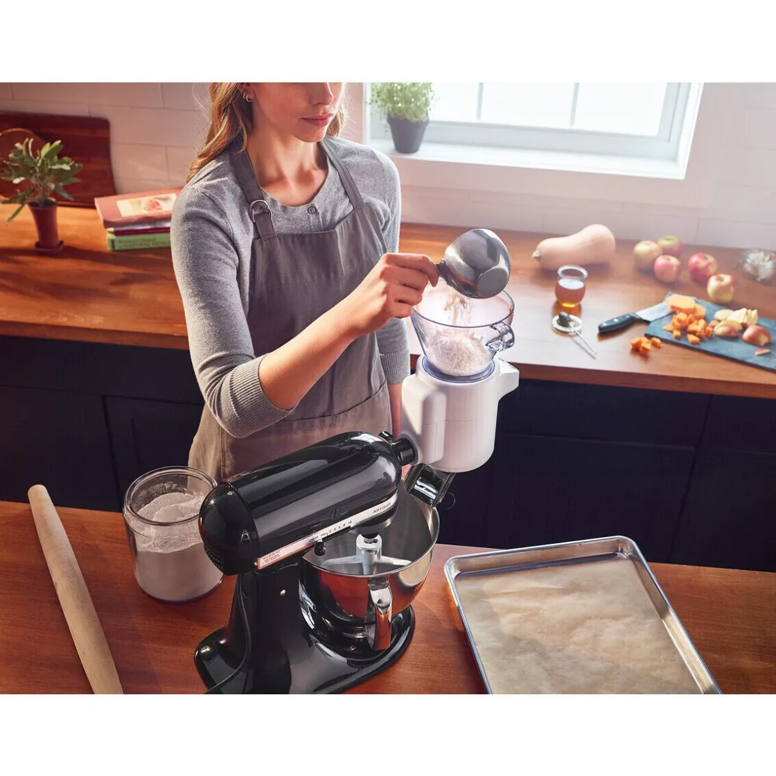 KitchenAid Sieb mit digitaler Waage zu Küchenmaschine
