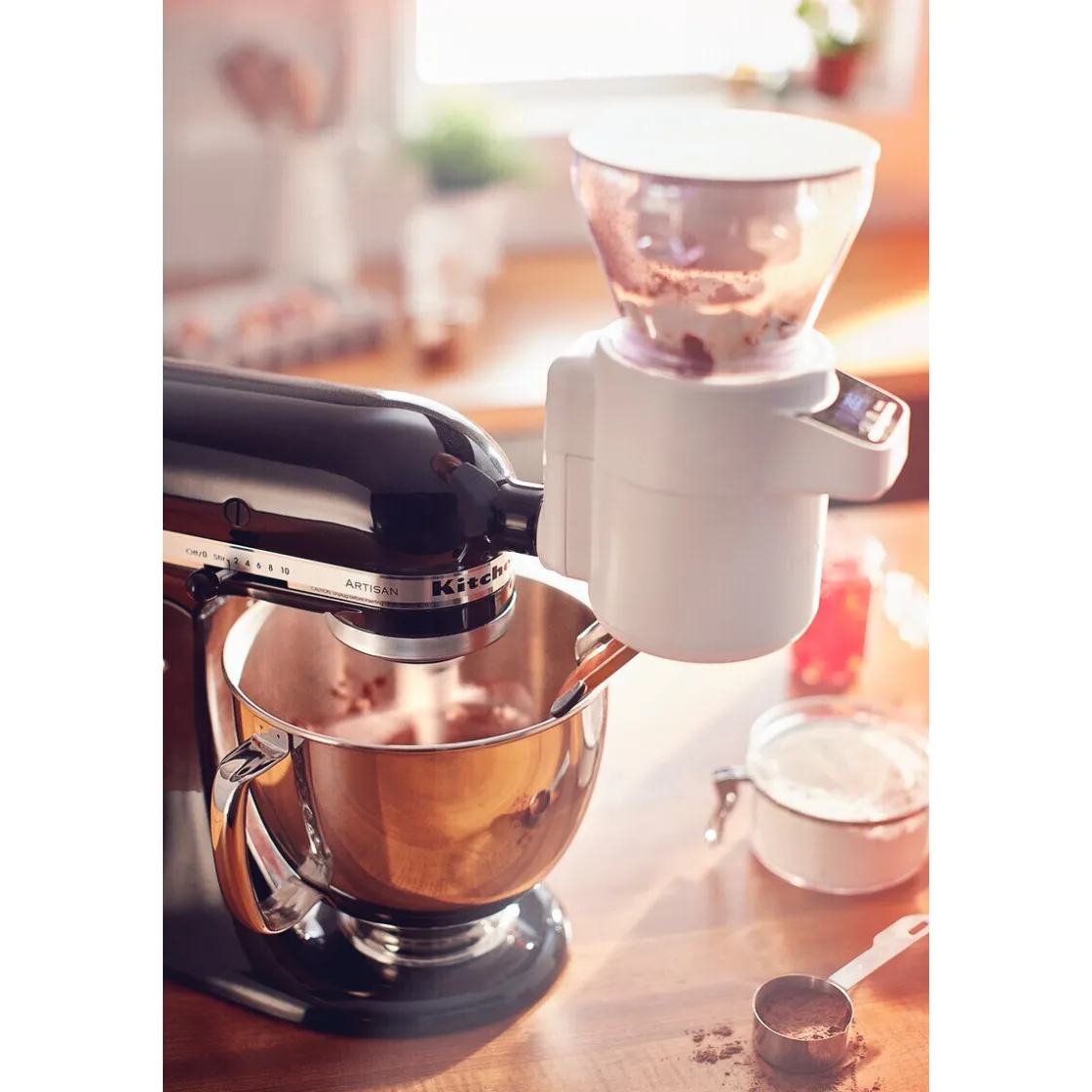 KitchenAid Sieb mit digitaler Waage zu Küchenmaschine