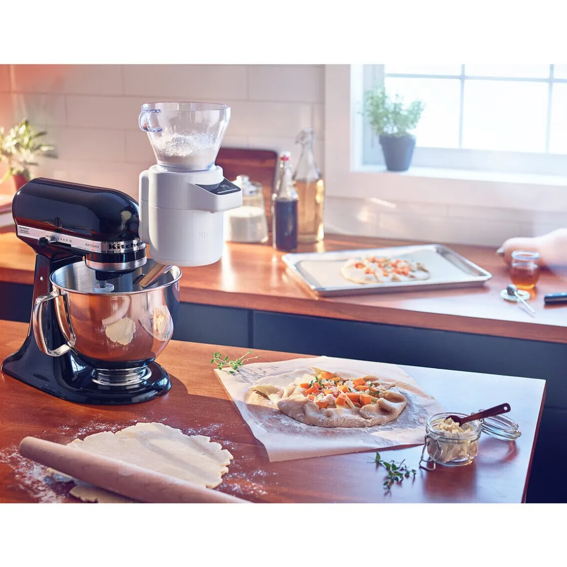 KitchenAid Sieb mit digitaler Waage zu Küchenmaschine