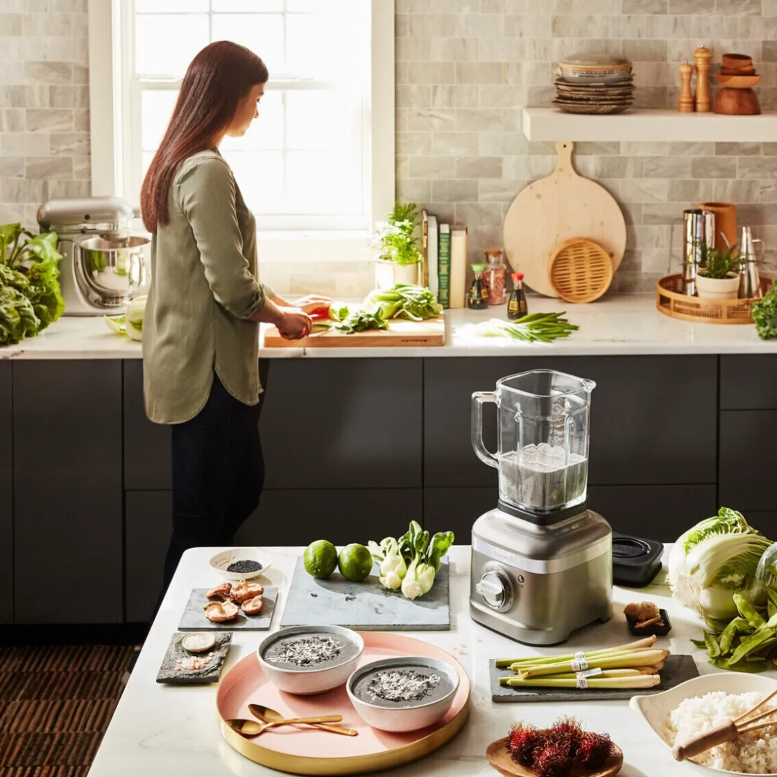 Kochwelt Entdecken<KitchenAid Standmixer K400 1,4 l 1200 W Artisan imperial grey