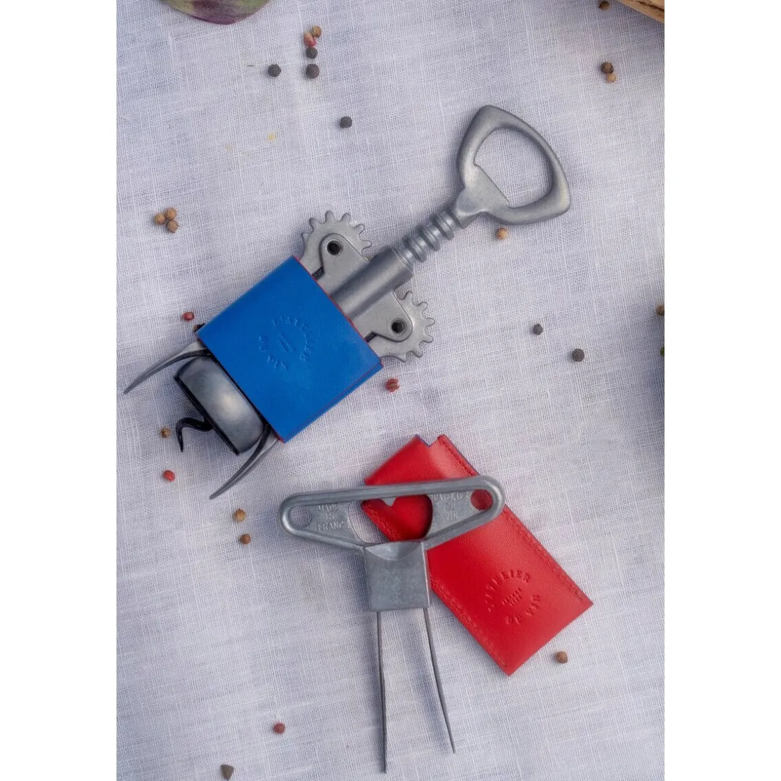 Messer & Co. Entdecken<L'atelier du vin Korkenzieher-Geschenkset Les Bons Amis 2-tlg. mehrfarbig