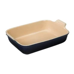 Winterküche<Le Creuset Auflaufform rechteckig 24x32cm schwarz glänzend