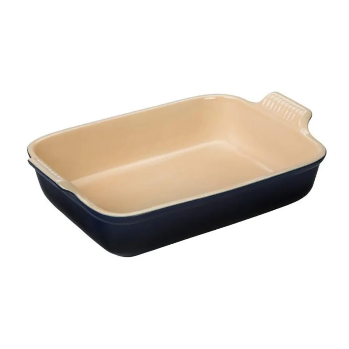Winterküche<Le Creuset Auflaufform rechteckig 24x32cm schwarz glänzend