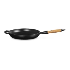Weihnachten|Kochwelt Entdecken<Le Creuset Bratpfanne 28 cm m. Holzgriff Signature schwarz