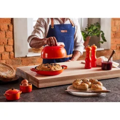 Le Creuset Brot Bräter 24 cm Signature Ofenrot