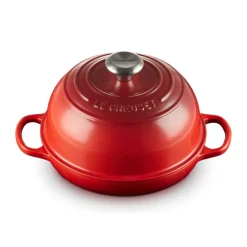 Le Creuset Brot Bräter 24 cm Signature kirschrot