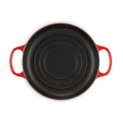 Le Creuset Brot Bräter 24 cm Signature kirschrot