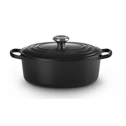Le Creuset Bräter mit Deckel 29 cm Signature Schwarz