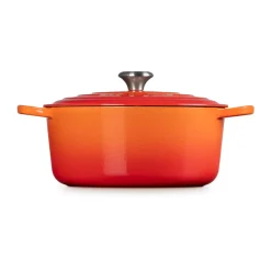 Bräter<Le Creuset Bräter mit Deckel 28 cm Signature Ofenrot