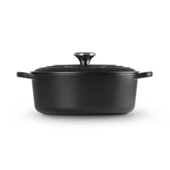 Vatertag<Le Creuset Bräter mit Deckel 40 cm Signature Schwarz