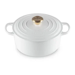 Le Creuset Bräter mit Deckel 24 cm Signature White