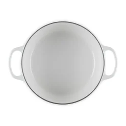 Le Creuset Bräter mit Deckel 24 cm Signature White