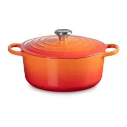 Le Creuset Bräter mit Deckel 26 cm Signature Ofenrot