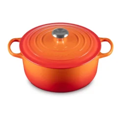 Le Creuset Bräter mit Deckel 26 cm Signature Ofenrot