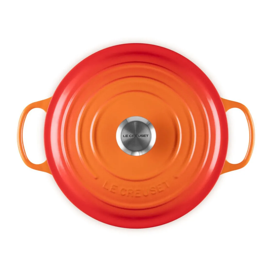 Le Creuset Bräter mit Deckel 26 cm Signature Ofenrot
