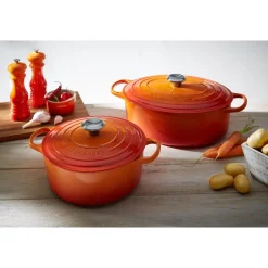 Le Creuset Bräter mit Deckel 26 cm Signature Ofenrot
