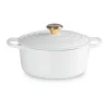 Le Creuset Bräter mit Deckel 24 cm Signature White