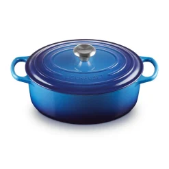 Kochwelt Entdecken|Weihnachten<Le Creuset Bräter mit Deckel 29 cm Signature azure