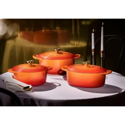 Le Creuset Bräter mit Deckel 29 cm Signature Limited Edition Flamme Dorée