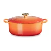 Le Creuset Bräter mit Deckel 29 cm Signature Limited Edition Flamme Dorée