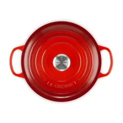 Kochwelt Entdecken<Le Creuset Bräter mit Deckel 26 cm Signature kirschrot