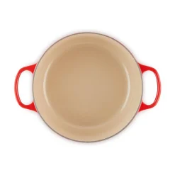 Kochwelt Entdecken<Le Creuset Bräter mit Deckel 26 cm Signature kirschrot
