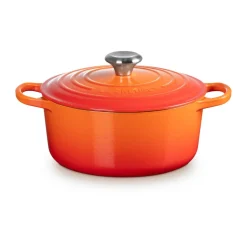 Bräter|Kochwelt Entdecken<Le Creuset Bräter mit Deckel 24 cm Signature Ofenrot