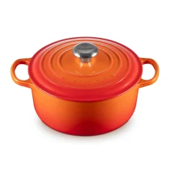 Bräter|Kochwelt Entdecken<Le Creuset Bräter mit Deckel 24 cm Signature Ofenrot