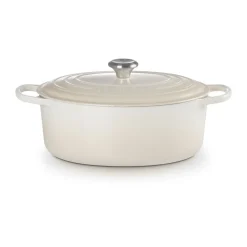 Le Creuset Bräter mit Deckel 31 cm Signature Meringue