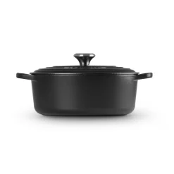 Le Creuset Bräter mit Deckel 31 cm Signature Schwarz